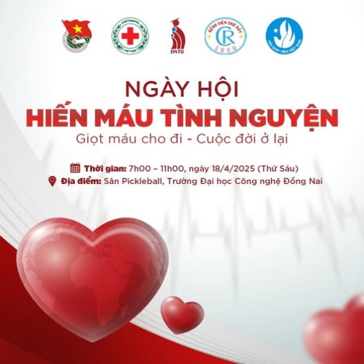 NGÀY HỘI HIẾN MÁU TÌNH NGUYỆN DNTU 2025