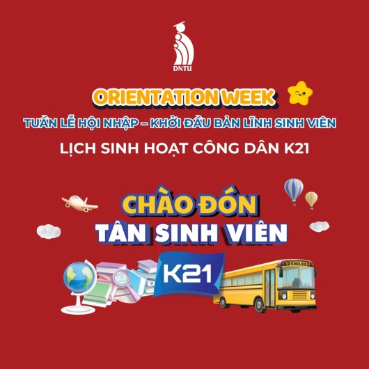 THÔNG BÁO TUẦN SINH HOẠT CÔNG DÂN ĐẦU KHÓA K21 (NH 2025-2029)