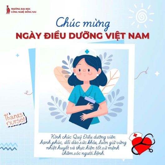 THƯ CHÚC MỪNG NGÀY ĐIỀU DƯỠNG VIỆT NAM TỪ LÃNH ĐẠO KHOA CÔNG NGHỆ