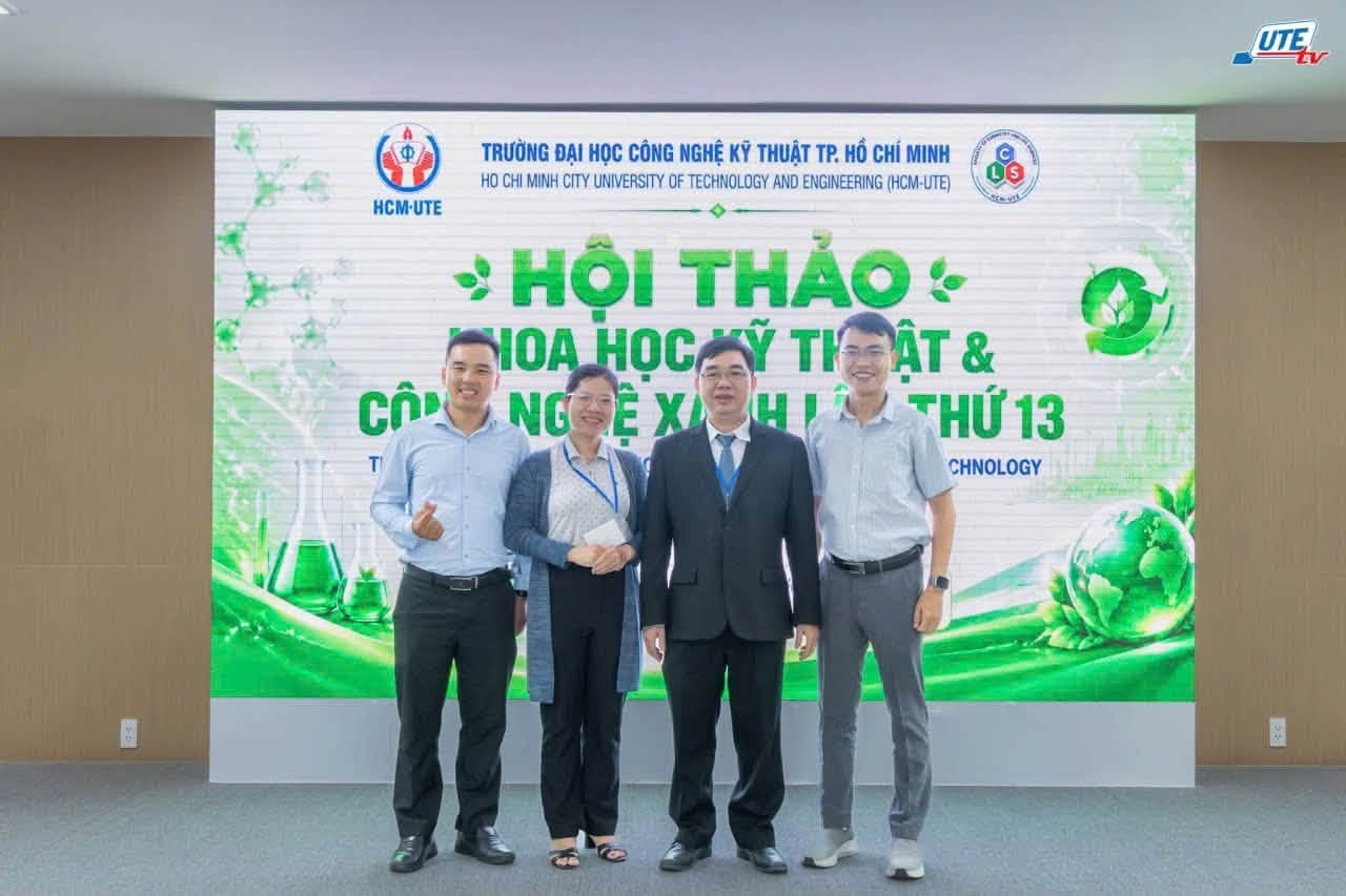 Giảng viên Khoa Công nghệ tham dự Hội thảo Khoa học Kỹ thuật & Công nghệ Xanh lần thứ 13